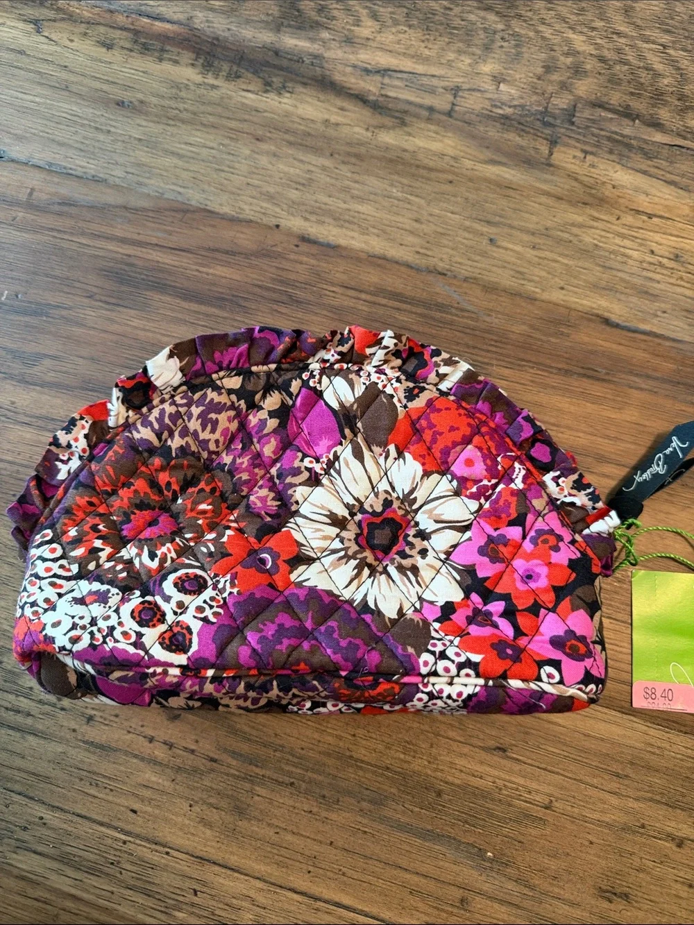 Vera Bradley small makeup bag.